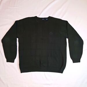 Izod Dark Green Knit Sweater.
